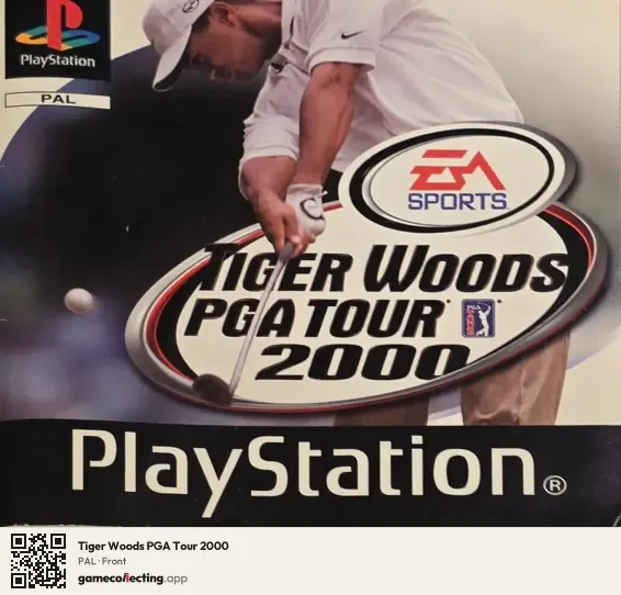 Tiger Woods PGA Tour 2000 PlayStation, PAL box front