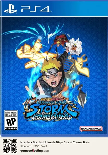 Naruto x Boruto: Ultimate Ninja Storm Connections PlayStation 4, NTSC box front