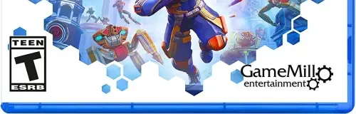 Nerf Legends, the ESRB box on its front