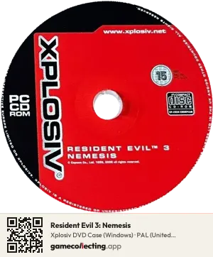 Resident Evil 3: Nemesis Computer, PAL disc