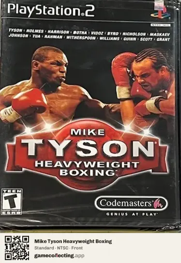 Mike Tyson Heavyweight Boxing PlayStation 2, NTSC box front