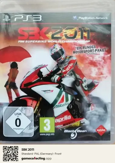 SBK 2011 PlayStation 3, Germany box front