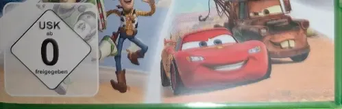 Rush: A Disney Pixar Adventure, the USK square on its front