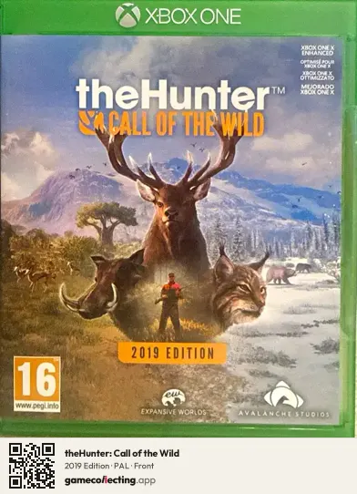 theHunter: Call of the Wild Xbox One, PAL box front