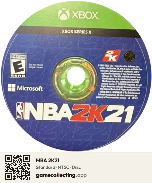 NBA 2K21 Xbox Series X, NTSC disc