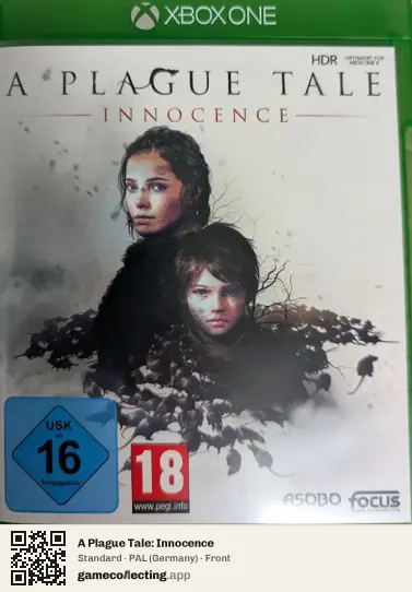 A Plague Tale: Innocence Xbox One, Germany box front