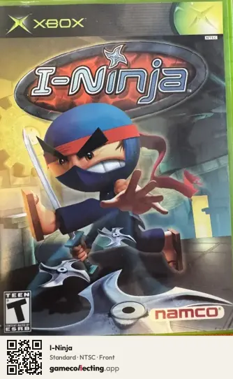 I-Ninja Xbox, NTSC box front
