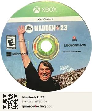 Madden NFL 23 Xbox Series X, NTSC disc