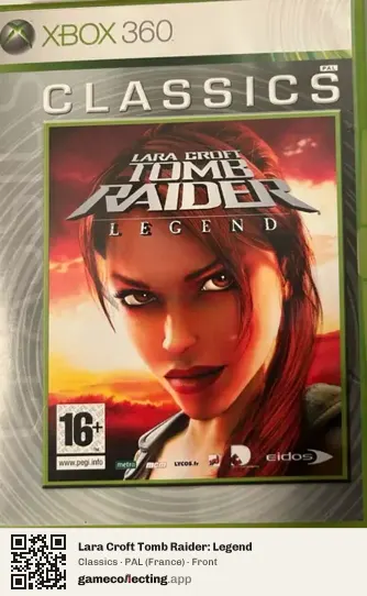 Lara Croft Tomb Raider: Legend Xbox 360, France box front