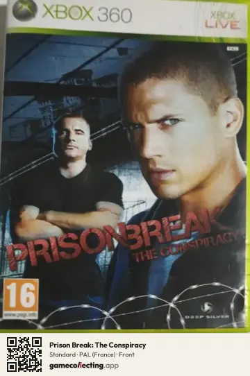 Prison Break: The Conspiracy Xbox 360, France box front