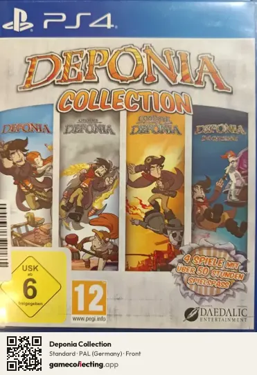 Deponia Collection PlayStation 4, Germany box front