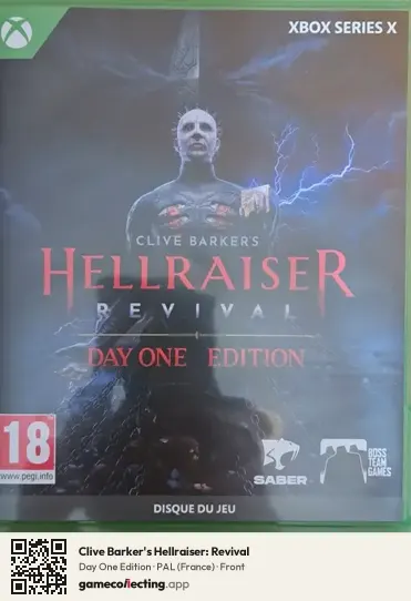 Clive Barker's Hellraiser: Revival Xbox Series X, France box front