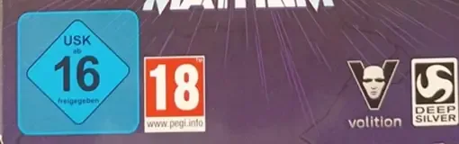 Agents of Mayhem, the USK square on its front