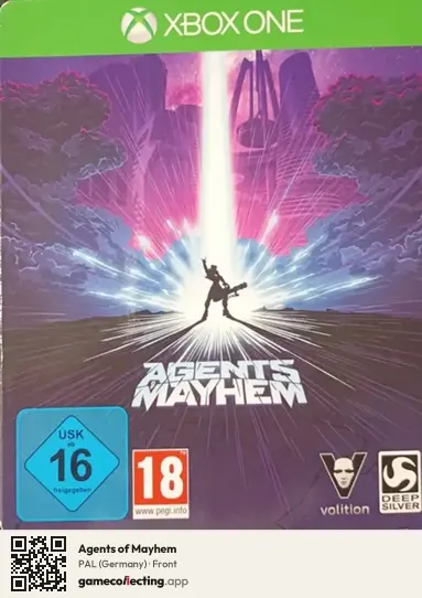 Agents of Mayhem Xbox One, Germany box front