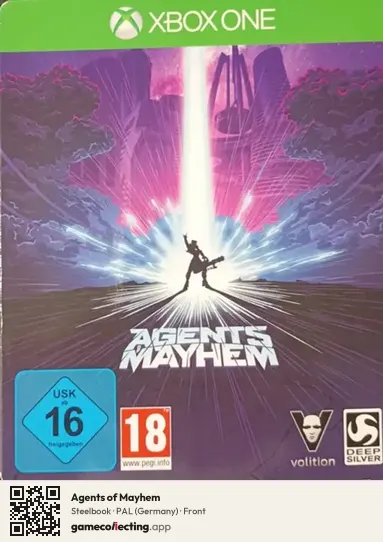 Agents of Mayhem Xbox One, Germany box front