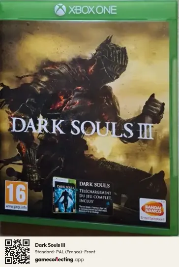 Dark Souls III Xbox One, France box front