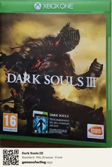Dark Souls III Xbox One, France box front