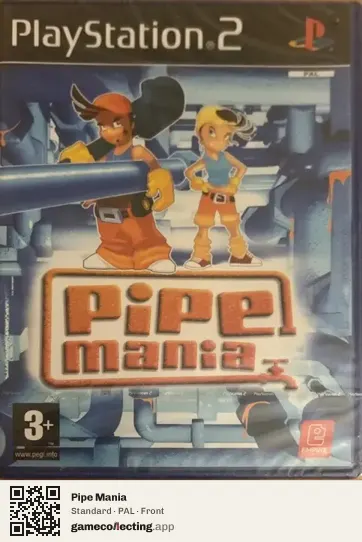 Pipe Mania PlayStation 2, PAL box front