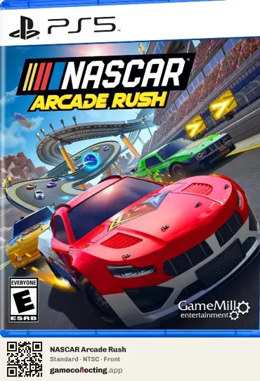 NASCAR Arcade Rush PlayStation 5, NTSC box front