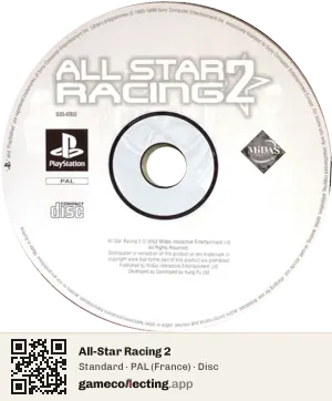 All-Star Racing 2 PlayStation, PAL disc