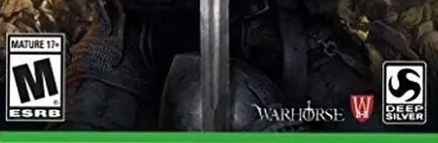 Kingdom Come: Deliverance, the ESRB box on its front