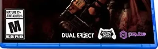 Tormented Souls, the ESRB box on its front