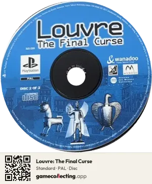 Louvre: The Final Curse PlayStation, PAL disc