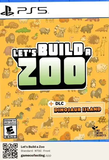 Let's Build a Zoo PlayStation 5, NTSC box front