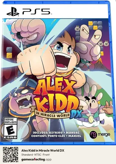 Alex Kidd in Miracle World DX PlayStation 5, NTSC box front
