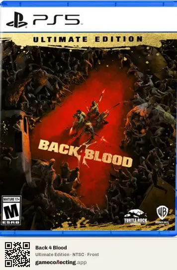 Back 4 Blood PlayStation 5, NTSC box front