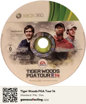 Tiger Woods PGA Tour 14 Xbox 360, PAL disc