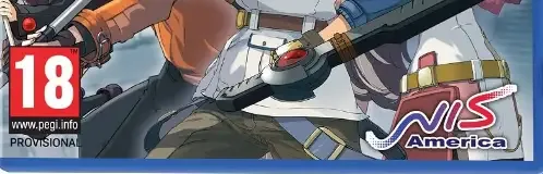 The Legend of Heroes: Trails from Zero, the PEGI square on its front