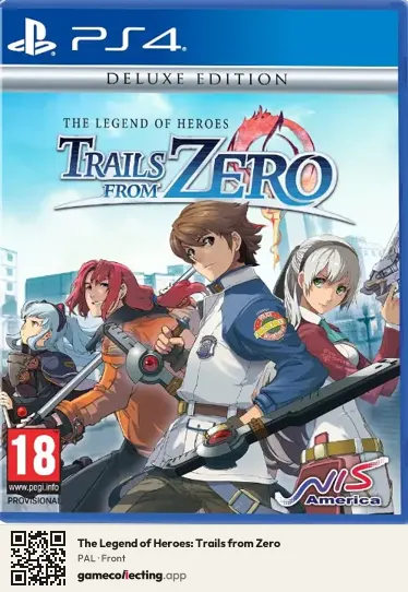 The Legend of Heroes: Trails from Zero PlayStation 4, PAL box front