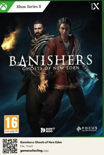 Banishers: Ghosts of New Eden Xbox Series X, PAL box front