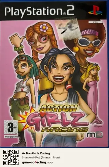 Action Girlz Racing PlayStation 2, France box front