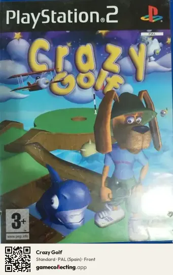Crazy Golf PlayStation 2, Spain box front