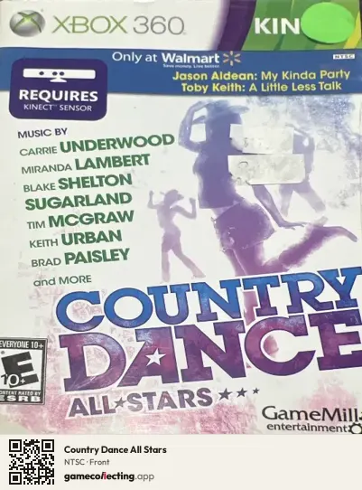 Country Dance All Stars Xbox 360, NTSC box front