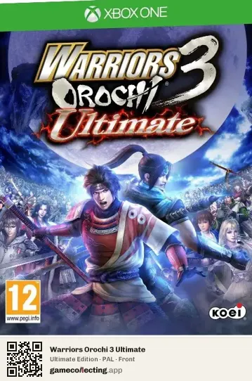 Warriors Orochi 3 Ultimate Xbox One, PAL box front