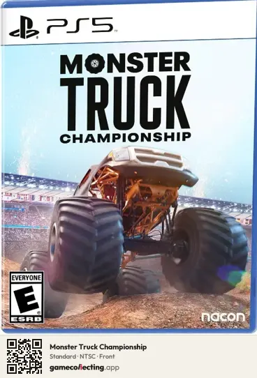 Monster Truck Championship PlayStation 5, NTSC box front