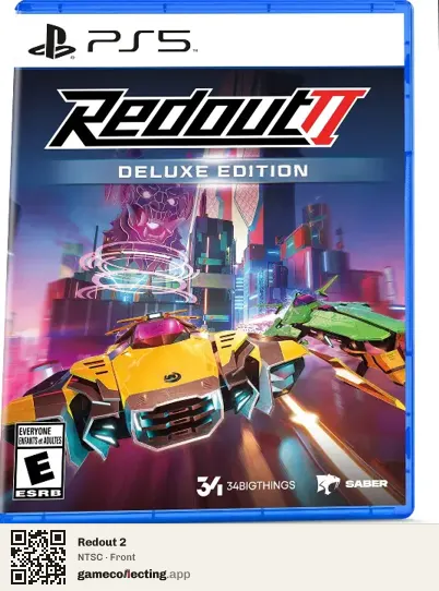 Redout 2 PlayStation 5, NTSC box front
