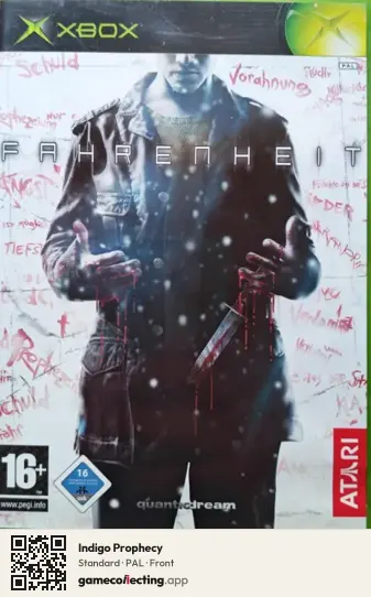 Indigo Prophecy Xbox, PAL box front