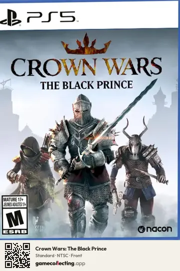 Crown Wars: The Black Prince PlayStation 5, NTSC box front