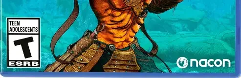 Clash: Artifacts of Chaos, the ESRB box on its front