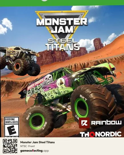 Monster Jam Steel Titans Xbox One, NTSC box front