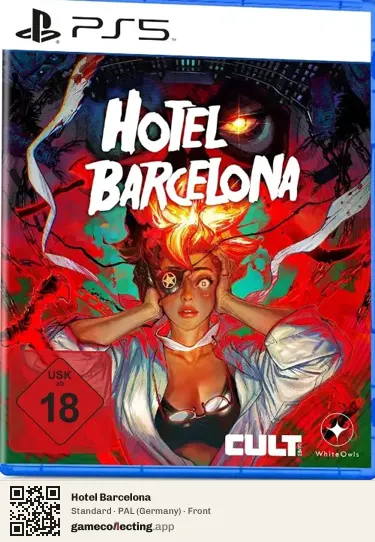 Hotel Barcelona PlayStation 5, Germany box front