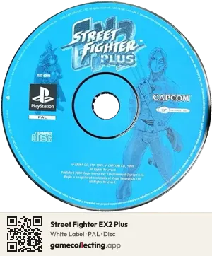 Street Fighter EX2 Plus PlayStation, PAL disc
