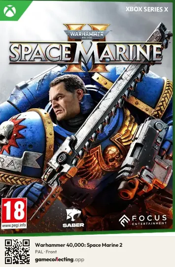 Warhammer 40,000: Space Marine 2 Xbox Series X, PAL box front