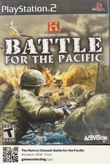 The History Channel: Battle for the Pacific PlayStation 2, NTSC box front