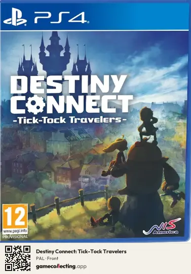 Destiny Connect: Tick-Tock Travelers PlayStation 4, PAL box front