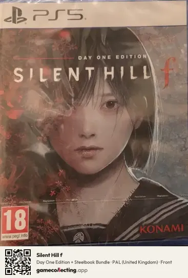 Silent Hill f PlayStation 5, United Kingdom box front
